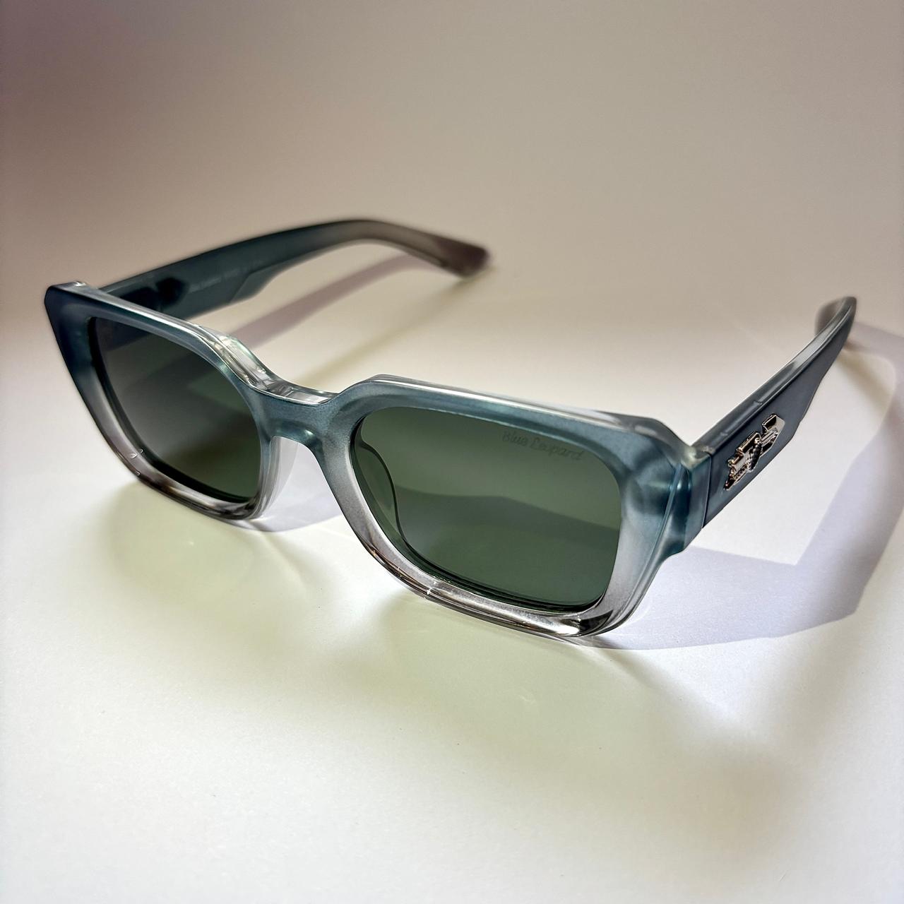 Blue Leopard Men's & Women's Sunglasses - Image 3