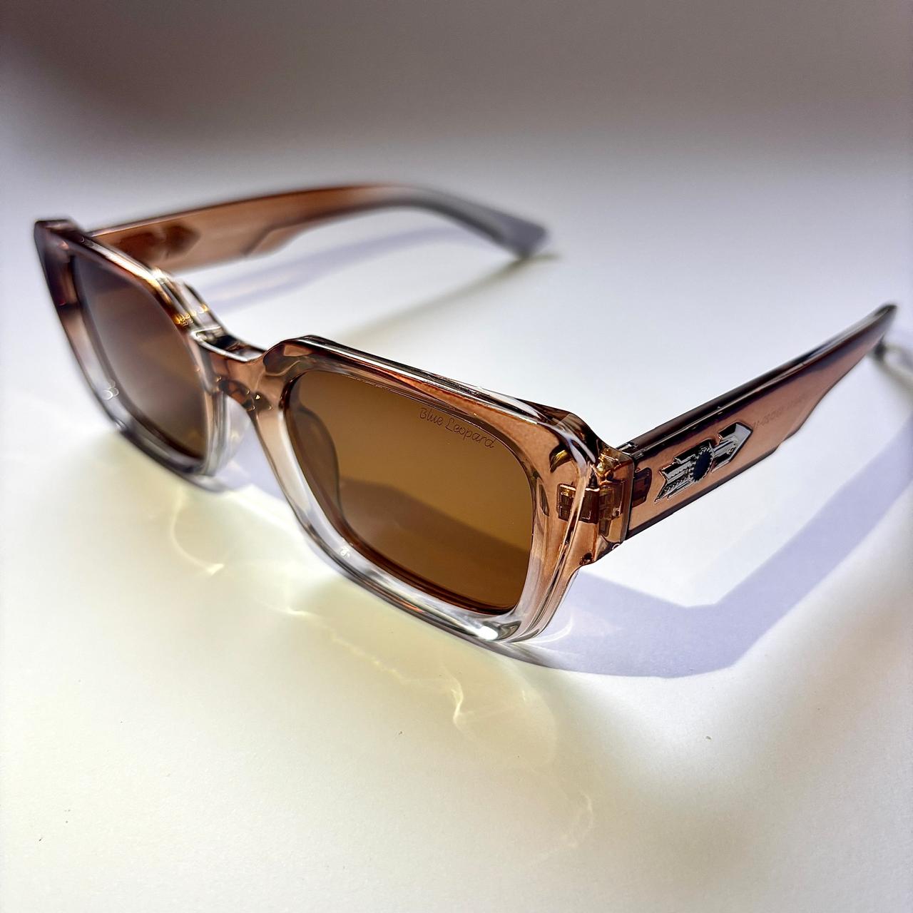 Blue Leopard Men's & Women's Sunglasses - Image 4